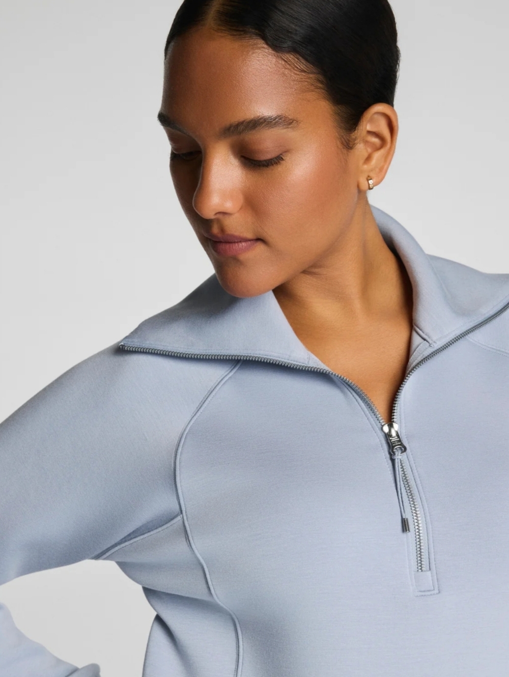 Spanx AirEssentials Half-zip Sweatshirt - Picture 3 of 6